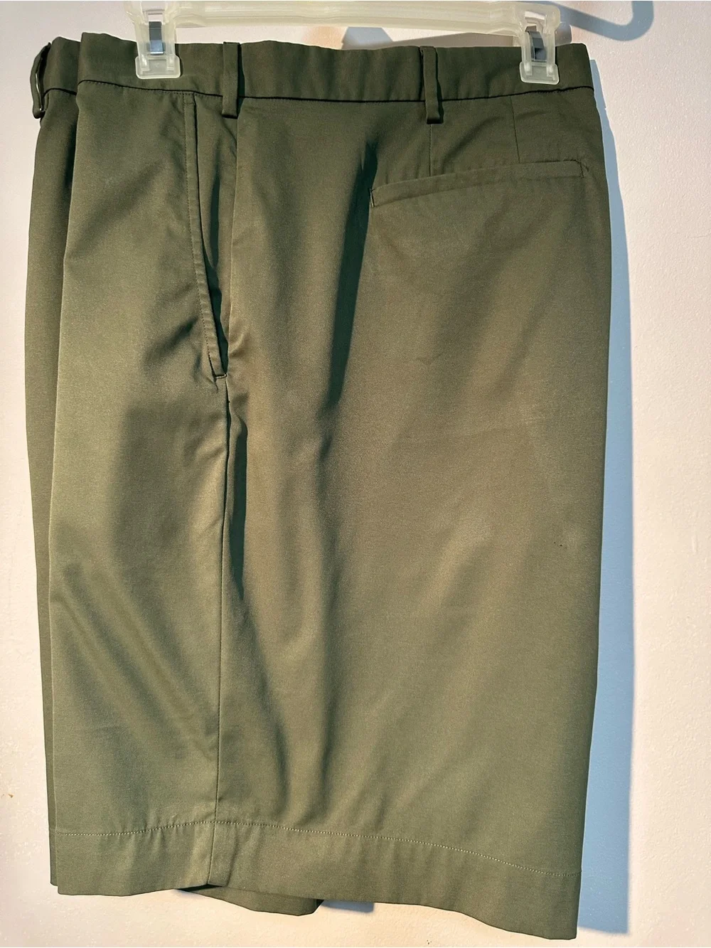 Polo by Ralph Lauren Olive Flat-Front Men’s Shorts Performance